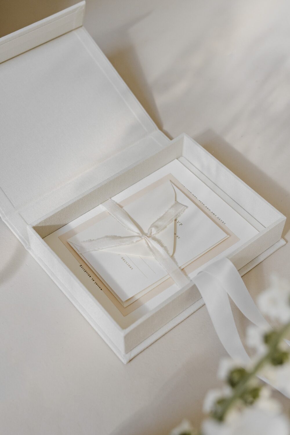 Keepsake Box, Invitation Wedding Photo Photographer Linen Box