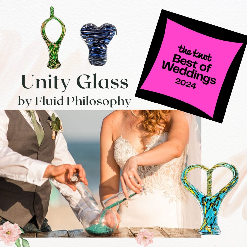 Blown Glass Wedding Unity Ceremony Keepsake - Interfaith Family Blending