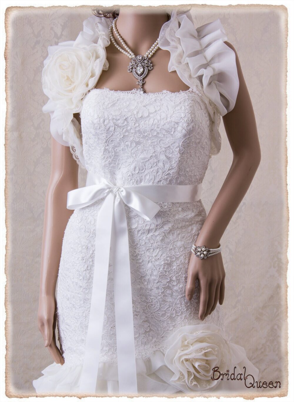 1.5" Deluxe Off White Bridal Sash, Diamond White Satin Ribbon Belt, Wedding Sash