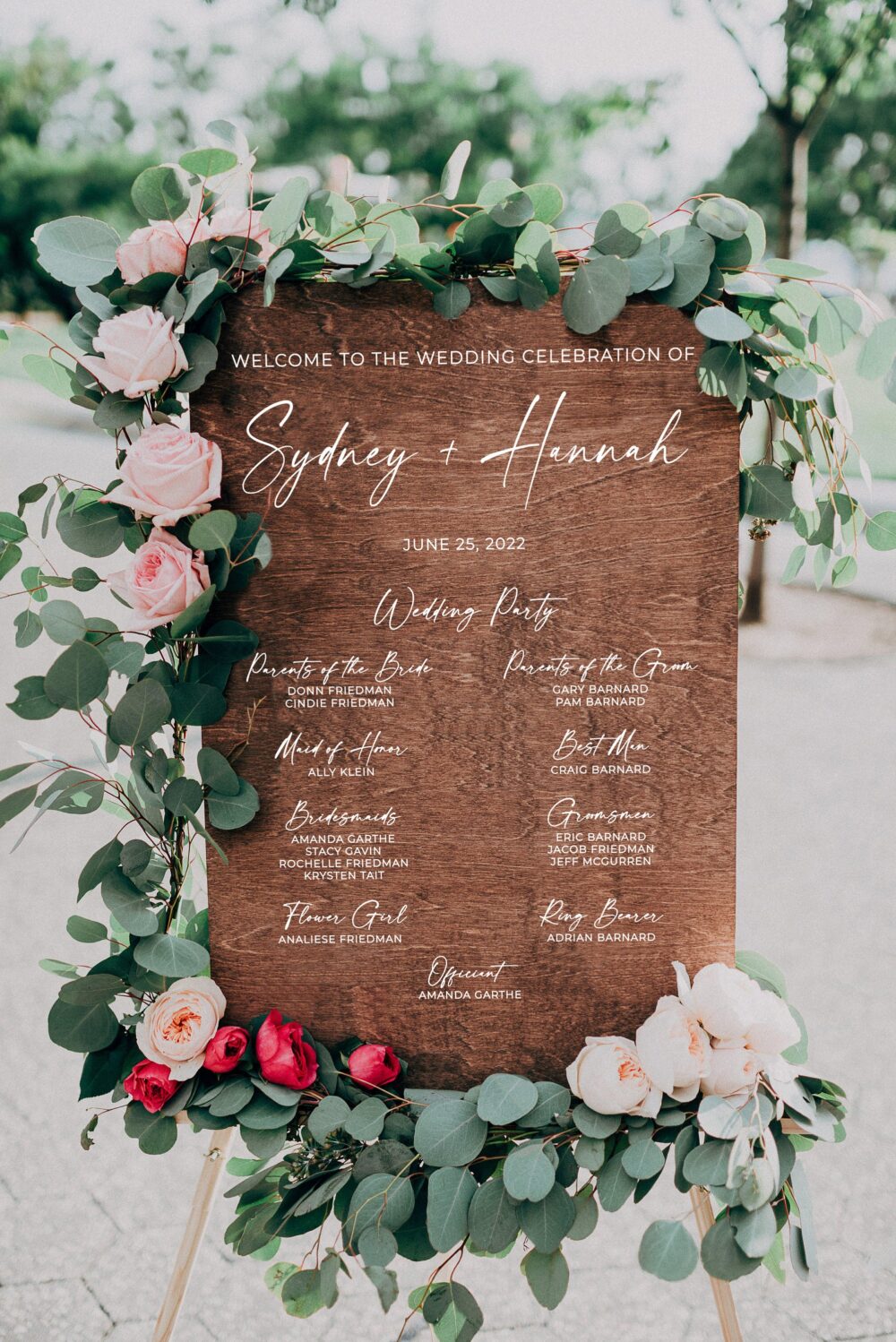 Wedding Program Sign, Wood Ceremony Party Rustic Programs, Wooden Signs, Processional -Cp