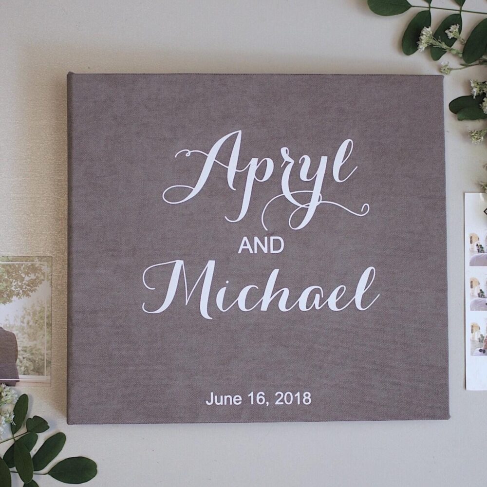 Personalized Wedding Guest Book, Instant Film Photo Album
