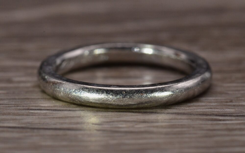 Platinum Stackable Band