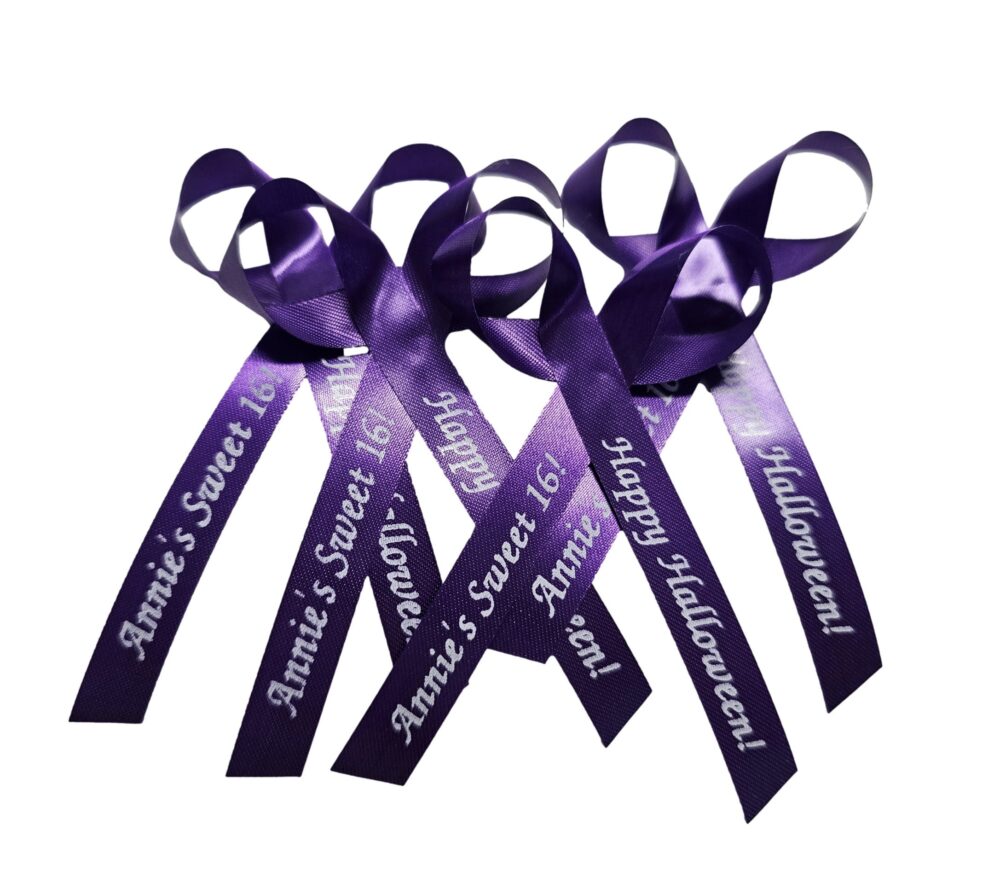 Personalized Ribbon Bows Wedding Bridal Shower Baby Celebration Party Favor Assembled For Gifts