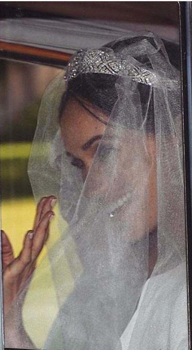 Glimmer Tulle Drop Wedding Veil, Cut Edge Bridal Veil