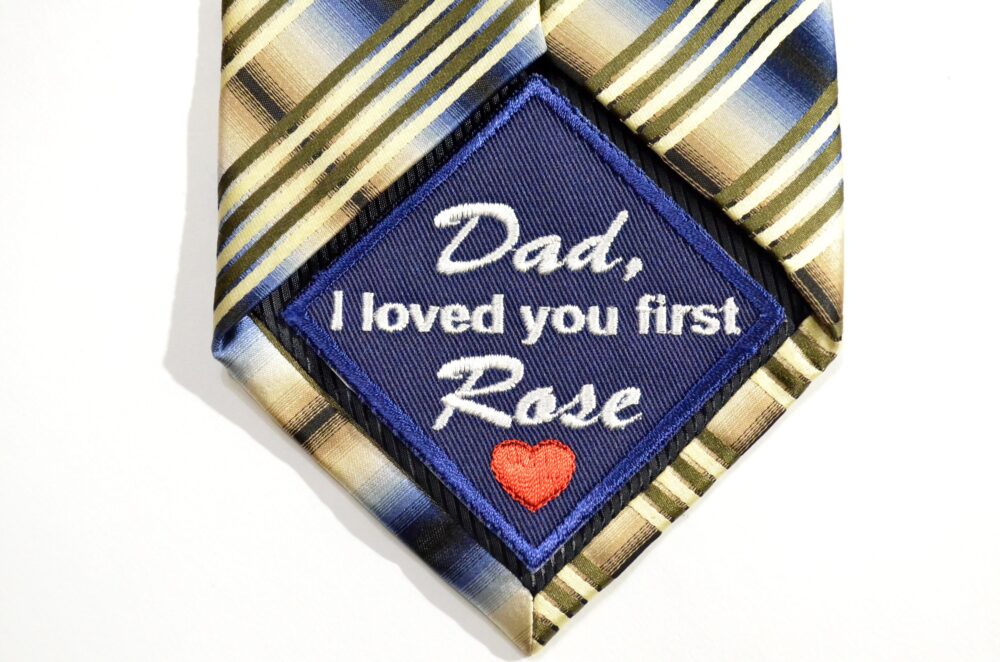 Wedding Tie Patch Embroidered Father Of The Bride Gift