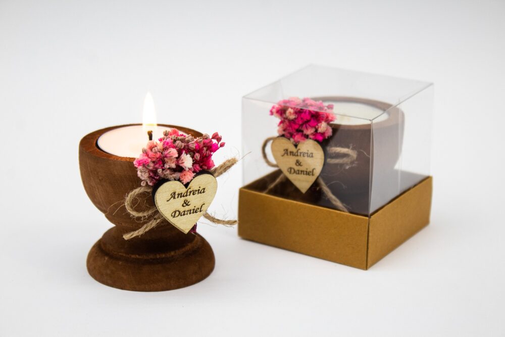 Personalized Wedding Favors Candles, Tealight Holders, Bridal Shower Favors, Rustic Bulk Gifts, Custom Party