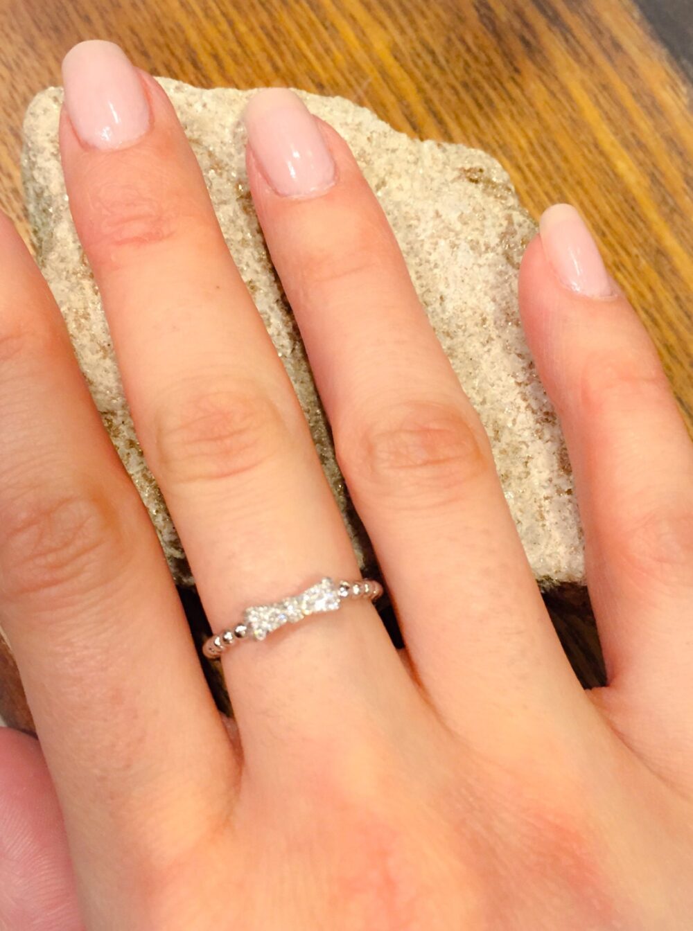 Cz Bow Eternity Band Ring-sterling Silver Ring-Cz Ring Band-Silver Ring-stackable Ring-Silver Band-Band Ring-Cz Rings