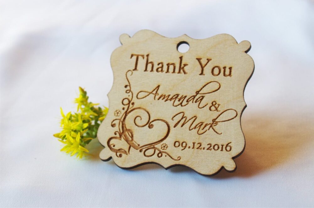 Wedding Tags-Wedding Favor-Wedding Favor Tags-Gift Rustic-Gift Tags-Custom-Custom Tags-Wooden Tags-Thank You