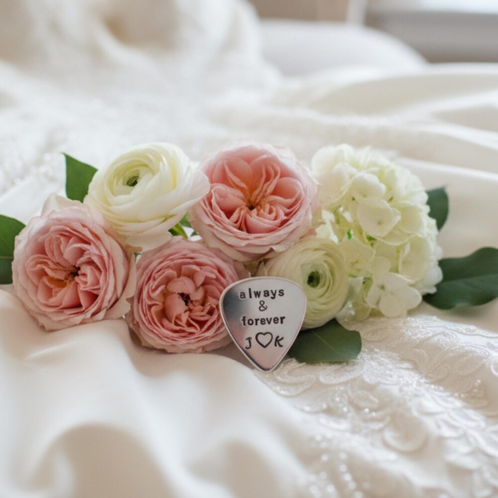 Grooms Gift From Bride, Wedding Day For Him, Guitar Pick, Musician Gifts