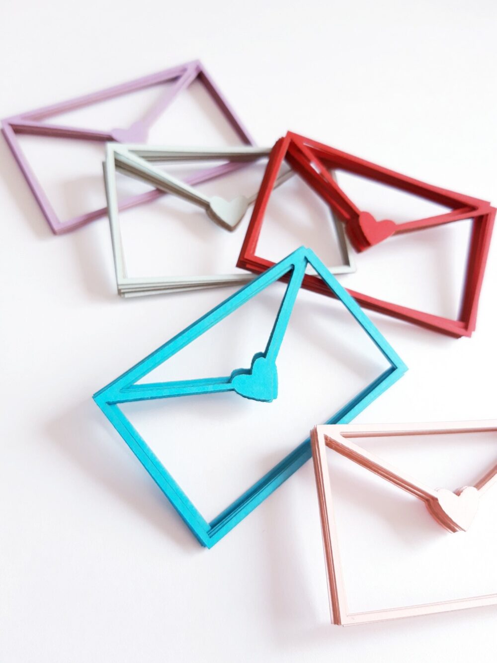 Love Letter/Envelope Die Cut Outs | Valentines Decor, Card Making Diy, Wedding Table Scatter, Confetti