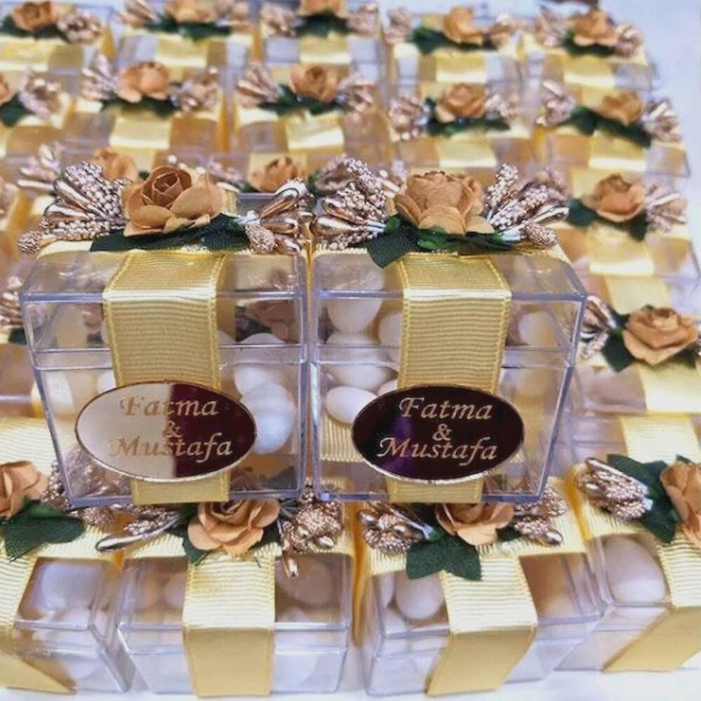 Wedding Favors For Guests in Bulk | Jordan Almonds Candy Boxes Party Favor Baby Shower Bridal
