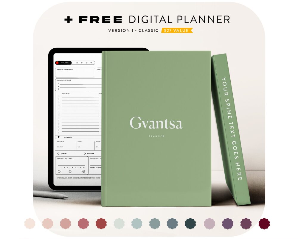 Custom Academic Planner 2026-2027 Daily, Weekly, Monthly - Hardcover Or Softcover
