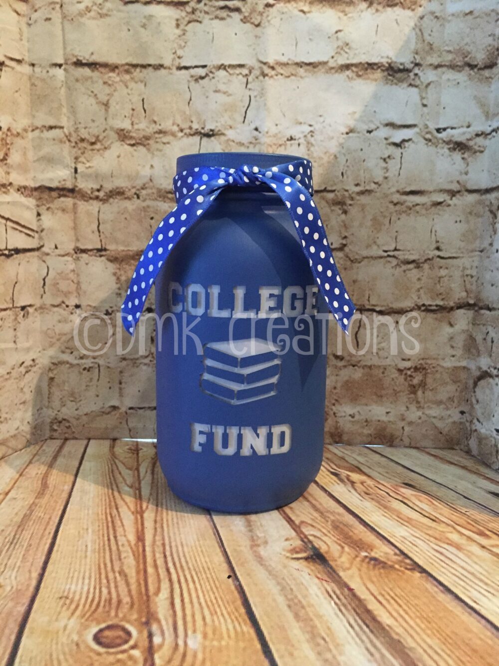 College Fund Painted Mason Jar Bank, College Fund, College, Bank, Piggy Painted Mason Jar, Gift, Jar Fund