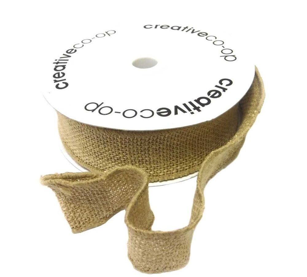 Wired Burlap Ribbon, Jute Canvas Sheet, Natural Burlap, Scrapbooking, Embellishments, Embellish, Wrapping, Wedding Decorations