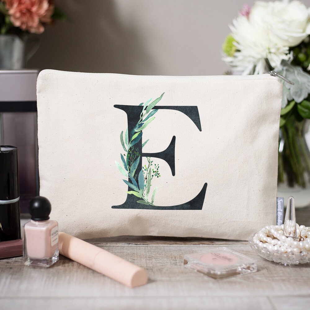 Bridesmaid Gift Make Up Bag | Wedding Makeup Cosmetic Personalized Bridal Maid Of Honor Unique For Party