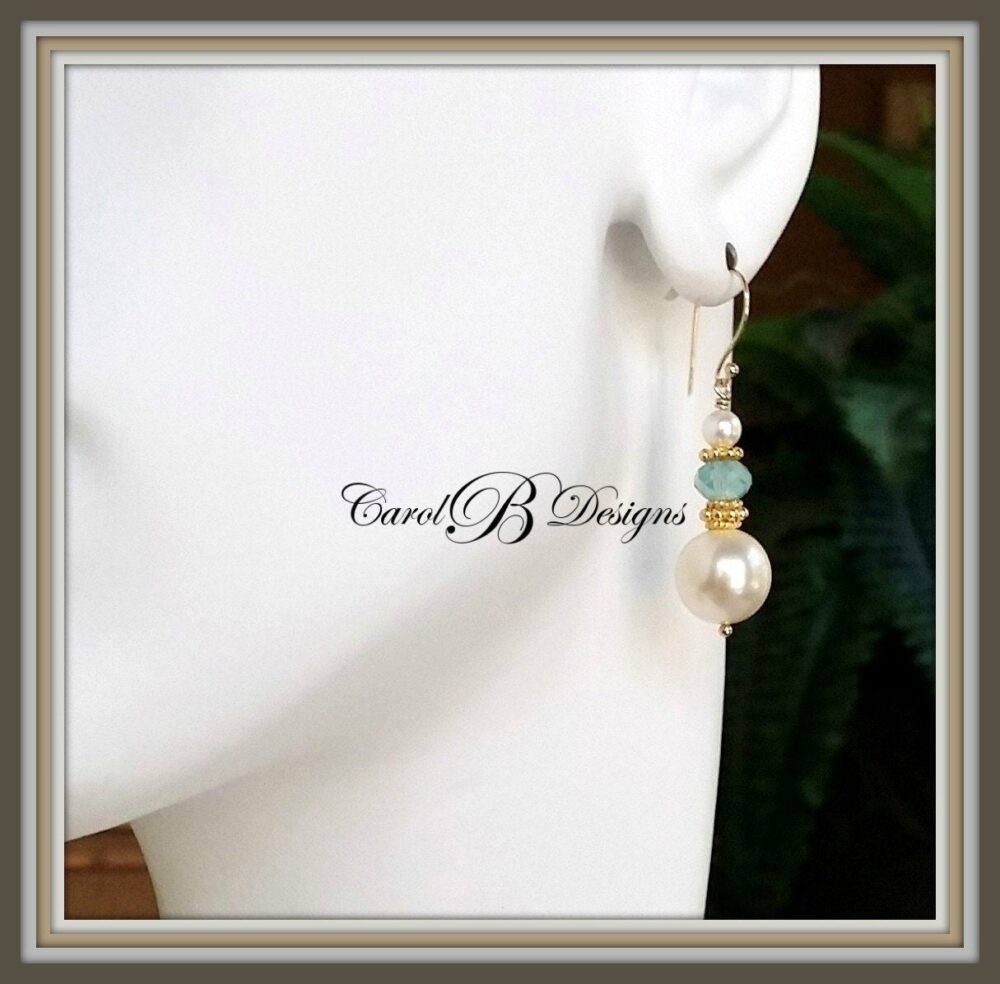 Wedding Jewelry For Brides, Mint Crystal Earrings, Jade Emerald Wedding, Mother Of The Bride Gift, Daughter in Law Bridesmaid Gift