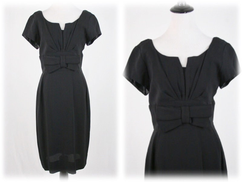 1950S Little Black Dress Melo Of California lbd Size 15/16