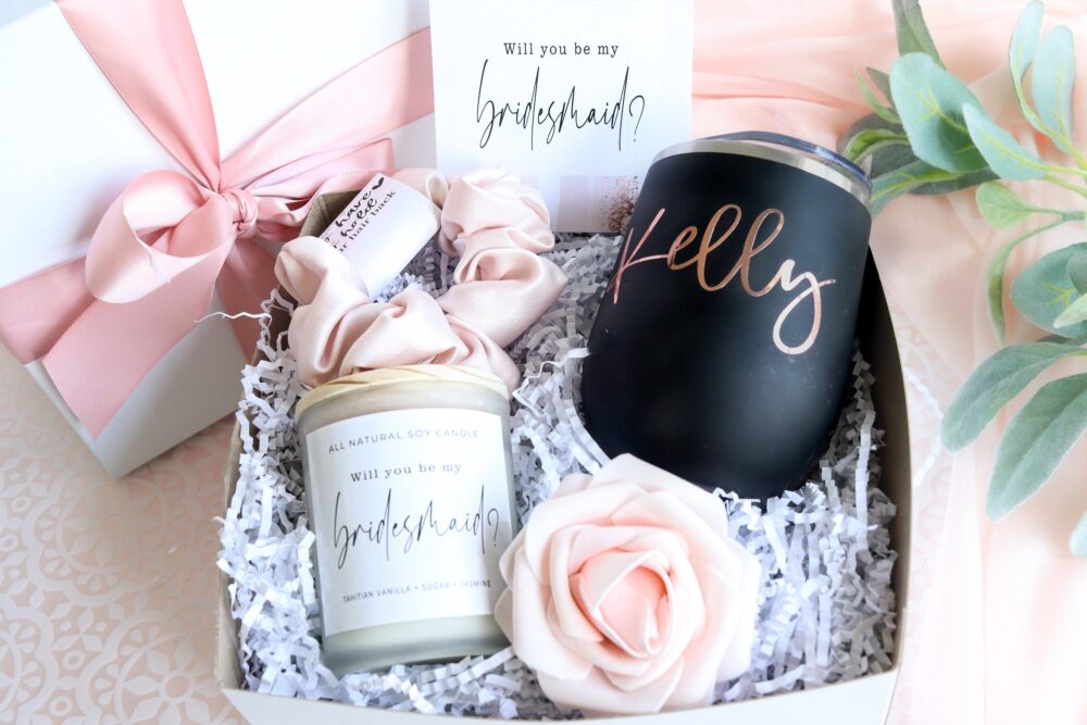 Bridesmaid Gifts, Bridesmaid Proposal, Box, Proposal Gifts Wedding Day, Bridal Party Tumblers