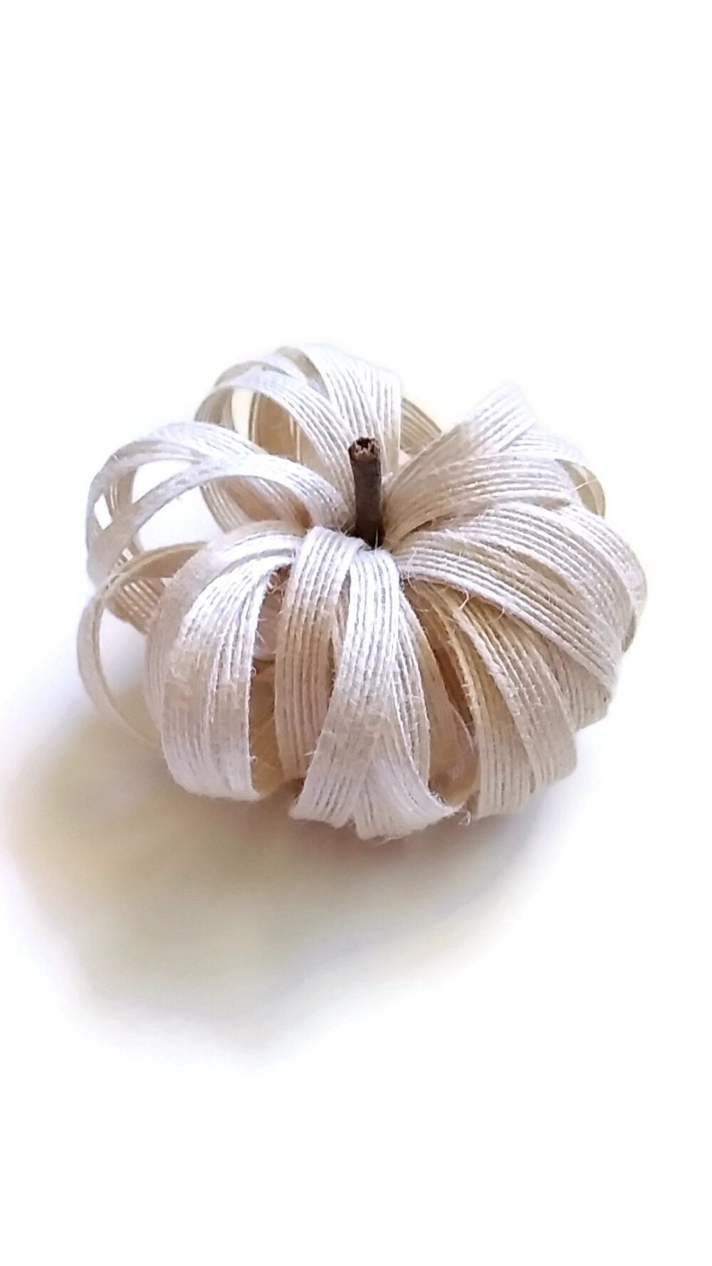 Burlap Fall Wedding Decor Pumpkin Mini Size For Place Settings, Centerpieces 10Pcs