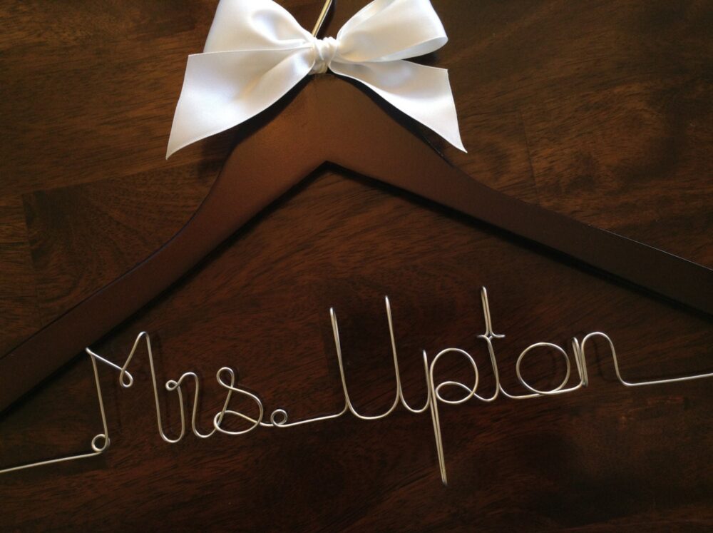 Cyber Sale Wedding Hanger, Bride Bridesmaid Personalized Wedding Dress Custom Hangers