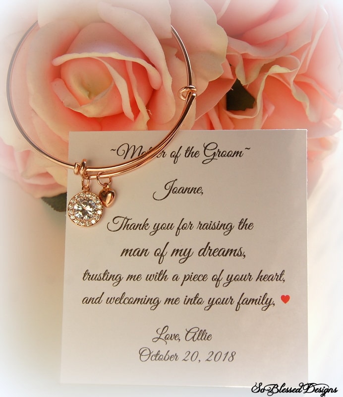 Wedding Gift For Mother Of The Groom & Bride, Elegant Jewelry Mother-In-Law, Timeless Keepsake