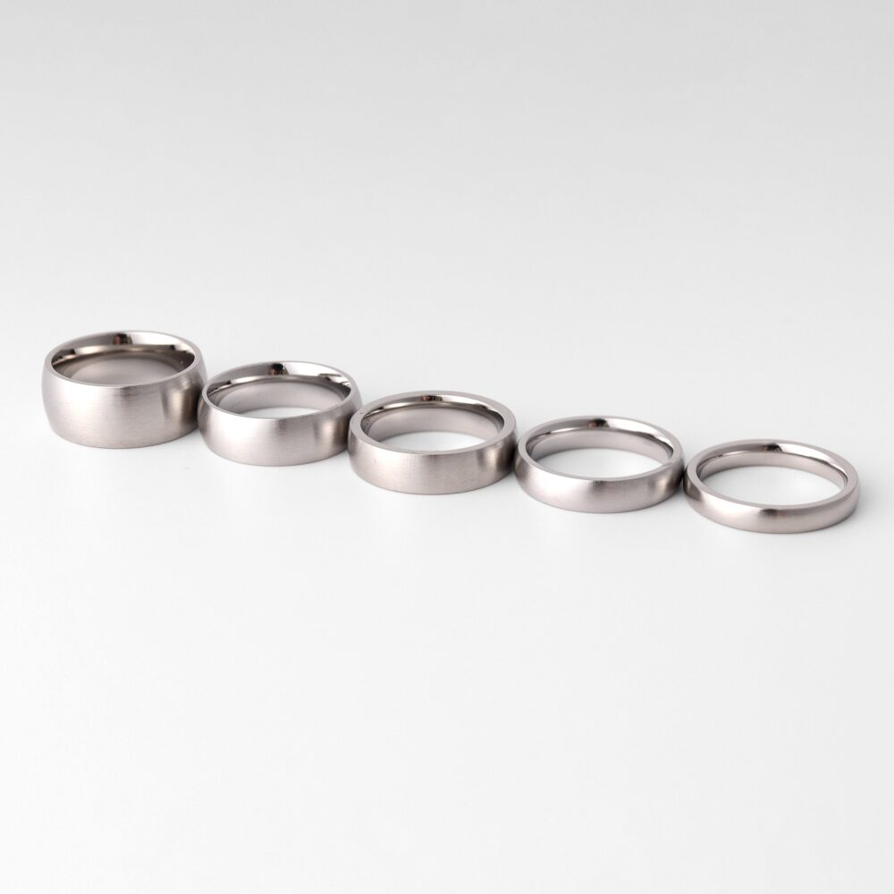 Stainless Steel Ring Blank | Non-Tarnish Brushed Band Comfort Fit Blanks For Jewelry Making
