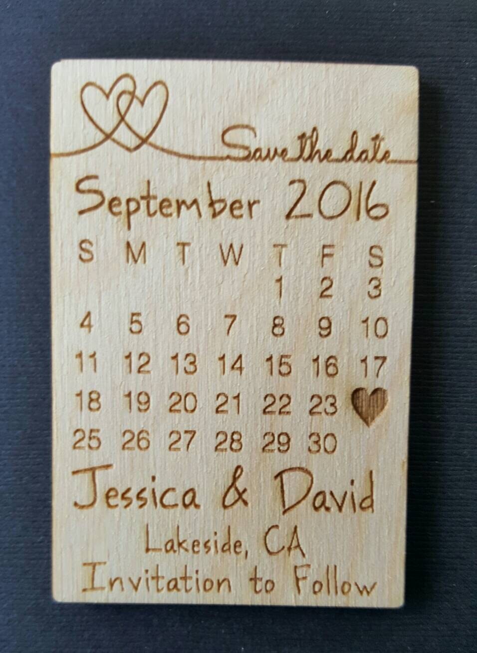 Calendar Qty 55-150 Wedding Favor Magnets, - Bride, Groom, Gift, Save The Date, Rustic, Custom