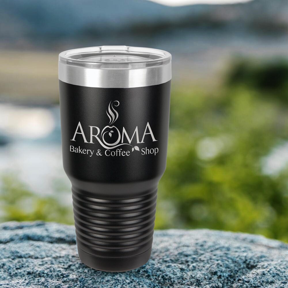 Custom Engraved Stainless Steel Tumbler | 30 Oz Personalized Travel Mug