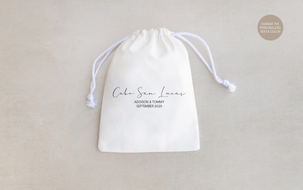 Cabo San Lucas Wedding Favor Bags Personalized Destination Welcome Kit