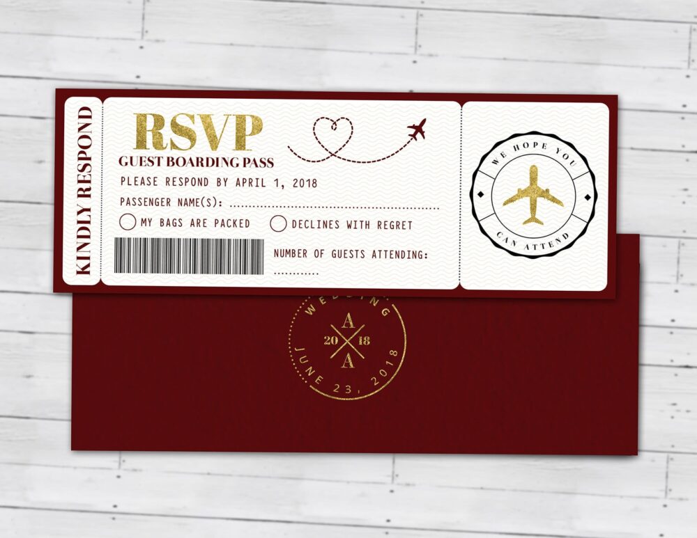 Wedding Passport Invitation, Couples Shower, Wedding Travel, Travel Party, Save The Date, Digital Files Only