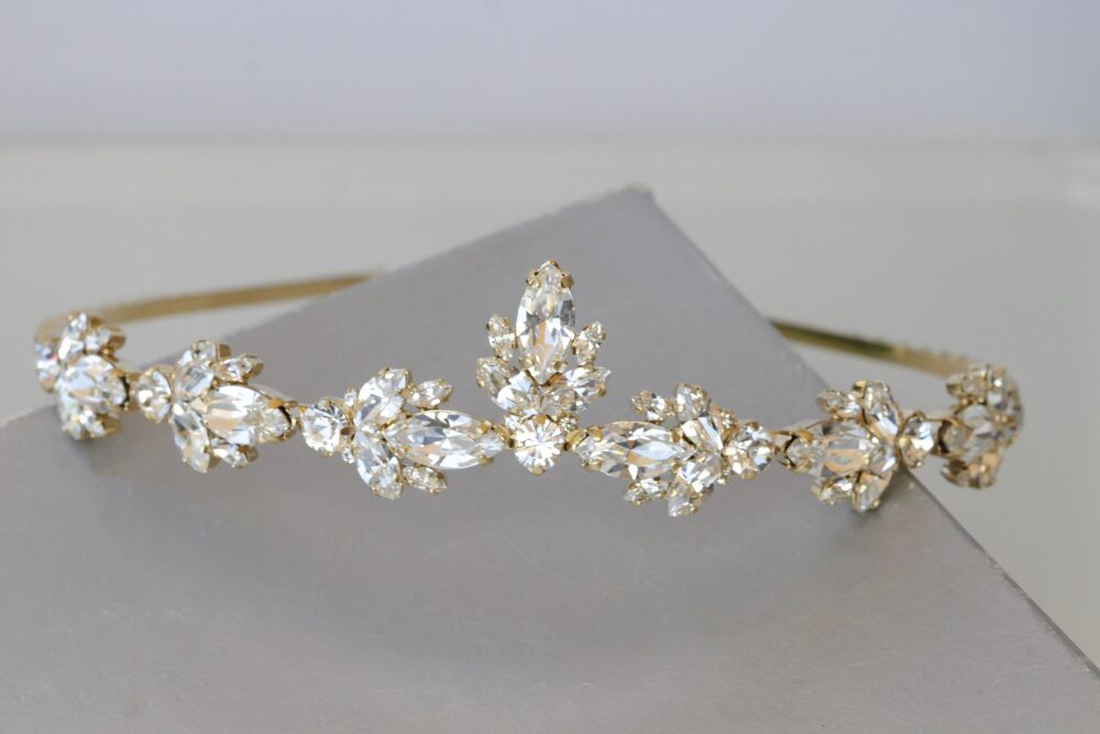 Crystal Bridal Tiara, Rhinestone Wedding Headband