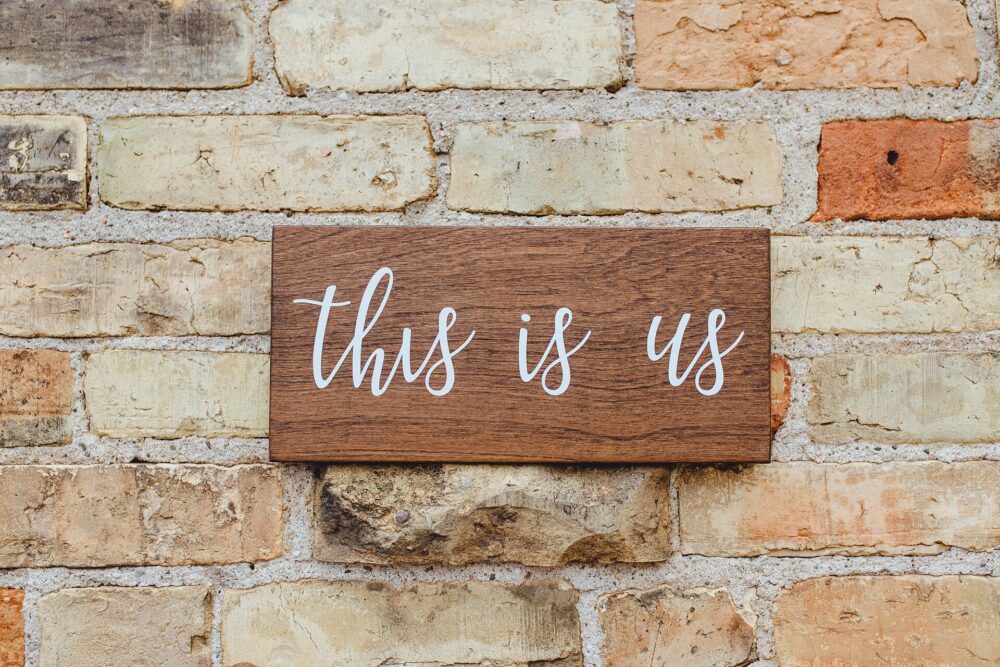 This Is Us Sign, Wedding Rustic Theme Wood Sign