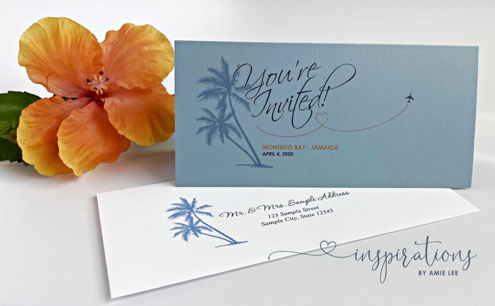 Boarding Pass Wedding Invitations, Destination Passes, Jamaica Wedding, Airplane Ticket, Travel Theme