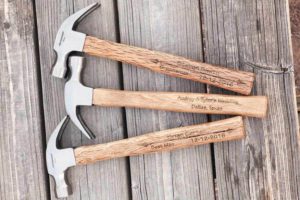 Personalized Hammer Wedding Gift Groomsmen, Best Man, Father Bride /Groom, Usher, For Anniversary, Save The Date, Father's Day, Birthday