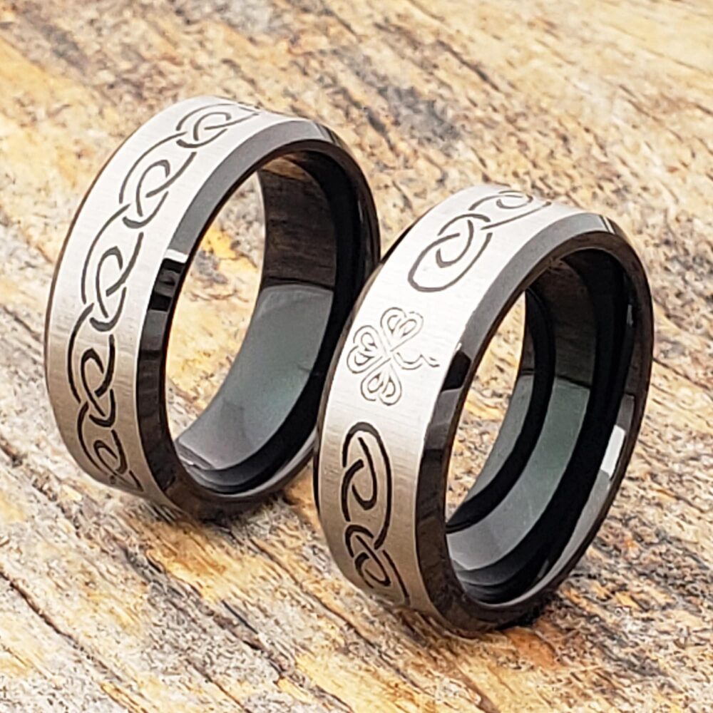Wholesale Tungsten Celtic Wedding Band Ring Lot