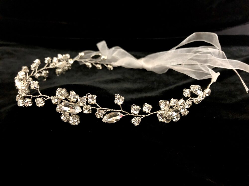 1st Communion Crown Headband, Crystal Tiara Crown, Baby Halo Birthday Wreath, Wedding