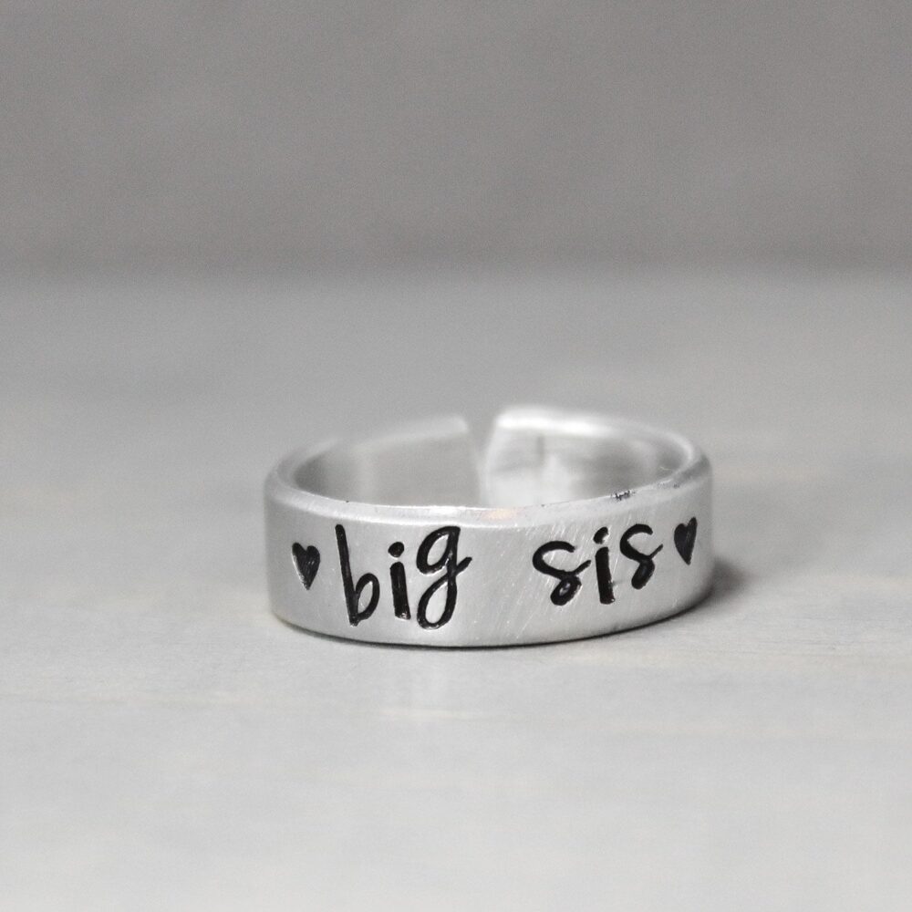 Big Sister Ring - Middle Jewelry Custom Rings Gift For