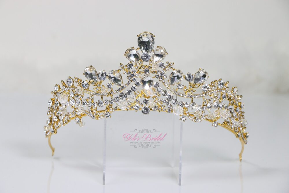 Fast Shipping Crystal Tiara, Wedding Bridal Crown, Princess Quinceañera, Sweet 16 Headpiece