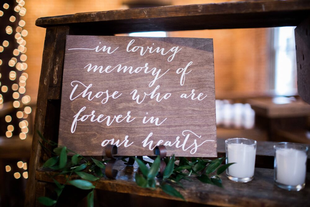 In Loving Memory Sign, Loving Memory Wedding Sign, in Memory, Wood Signs, Sign Mem008