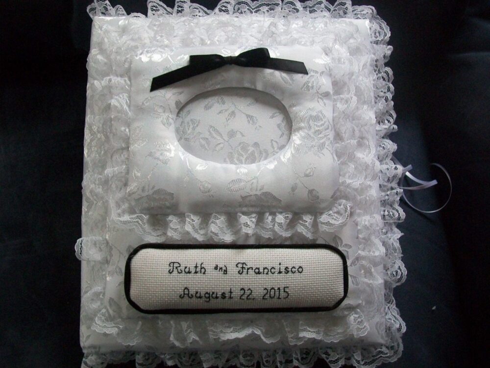 Wedding Personalized Photo Frame Fabric Album/Scrapbook