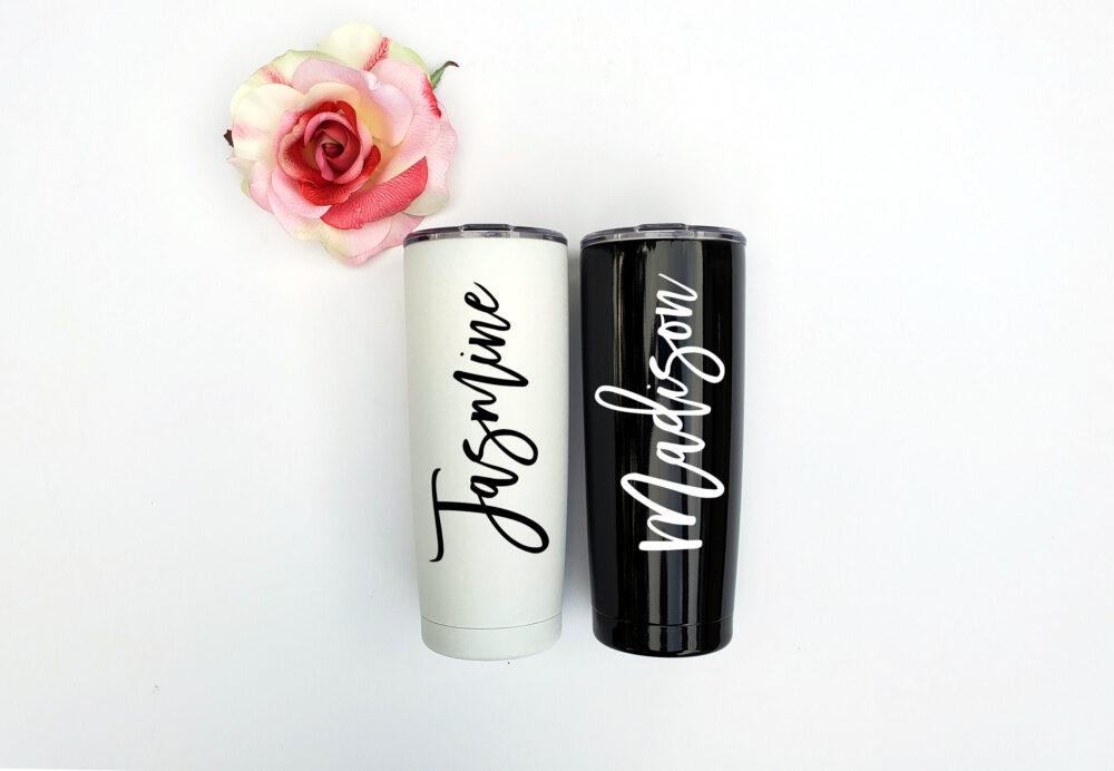 Personalized Coffee Mugs Cup Travel Mug Stainless Steel Bridesmaid Gift Set Of 3 4 5