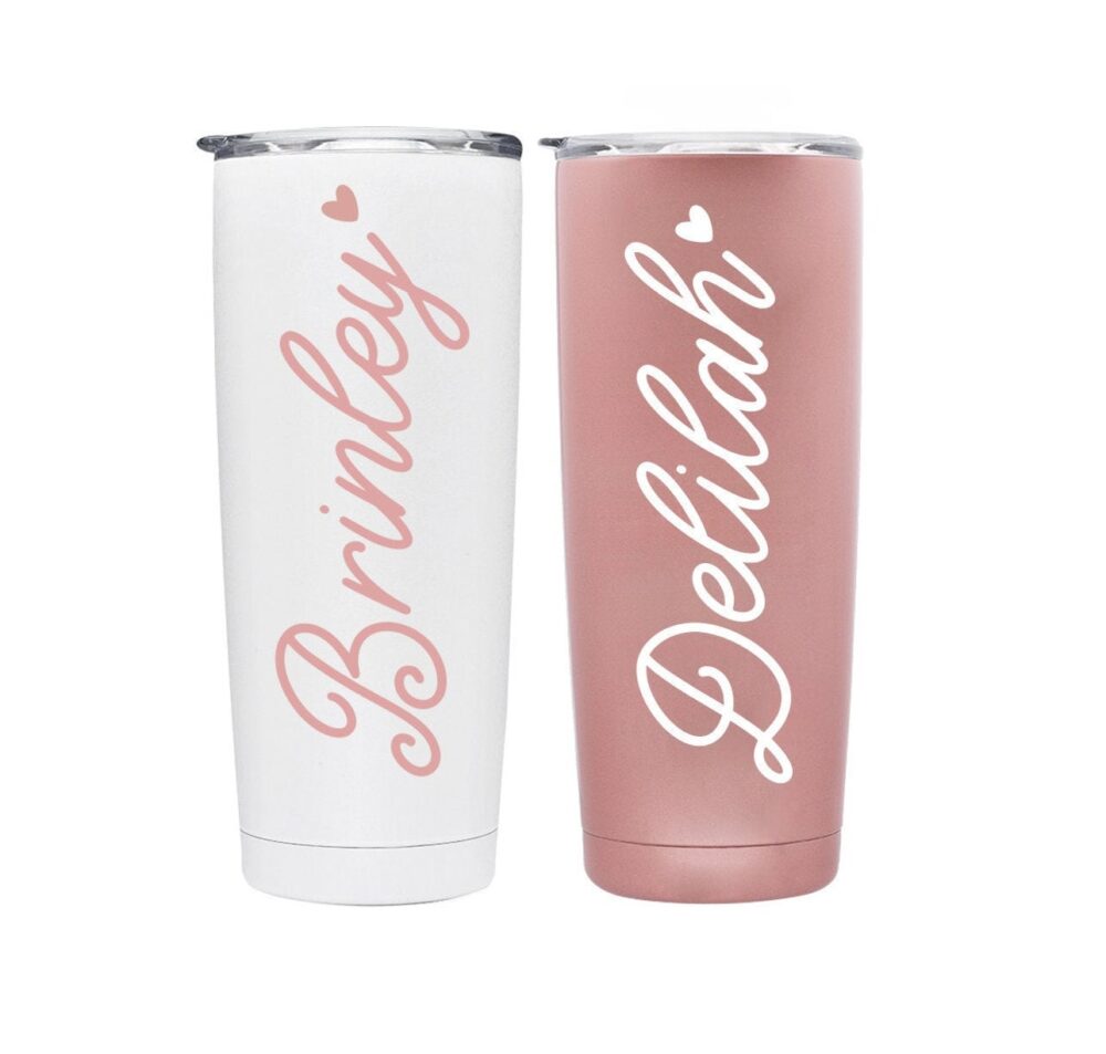 Personalized Coffee Mugs, Cup, Travel Mug, Stainless Steel Bridesmaid Gift
