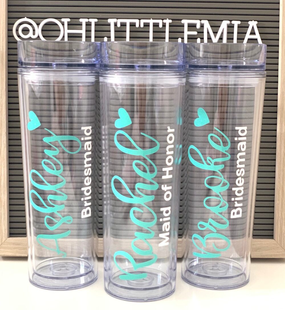 Bridesmaid Gift | Personalized Tumbler Girls Trip Tumbler With Straw Bacheorette Birthday Cup Wedding Favor