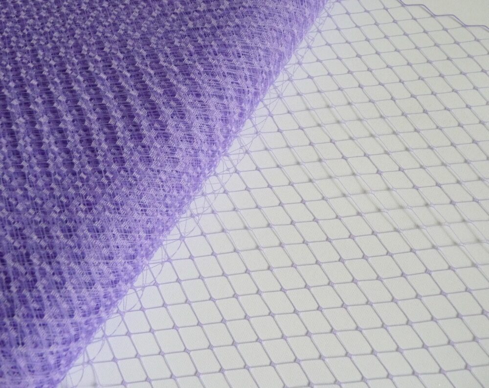 Lavender Veiling For Hats Millinery Supply 9 Inch Birdcage Lilac Purple Russian French Netting Diy Veils Blushers Fascinators