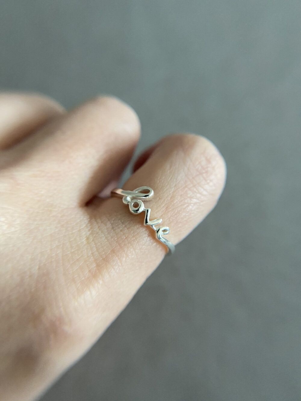 Silver Love Ring - Sterling