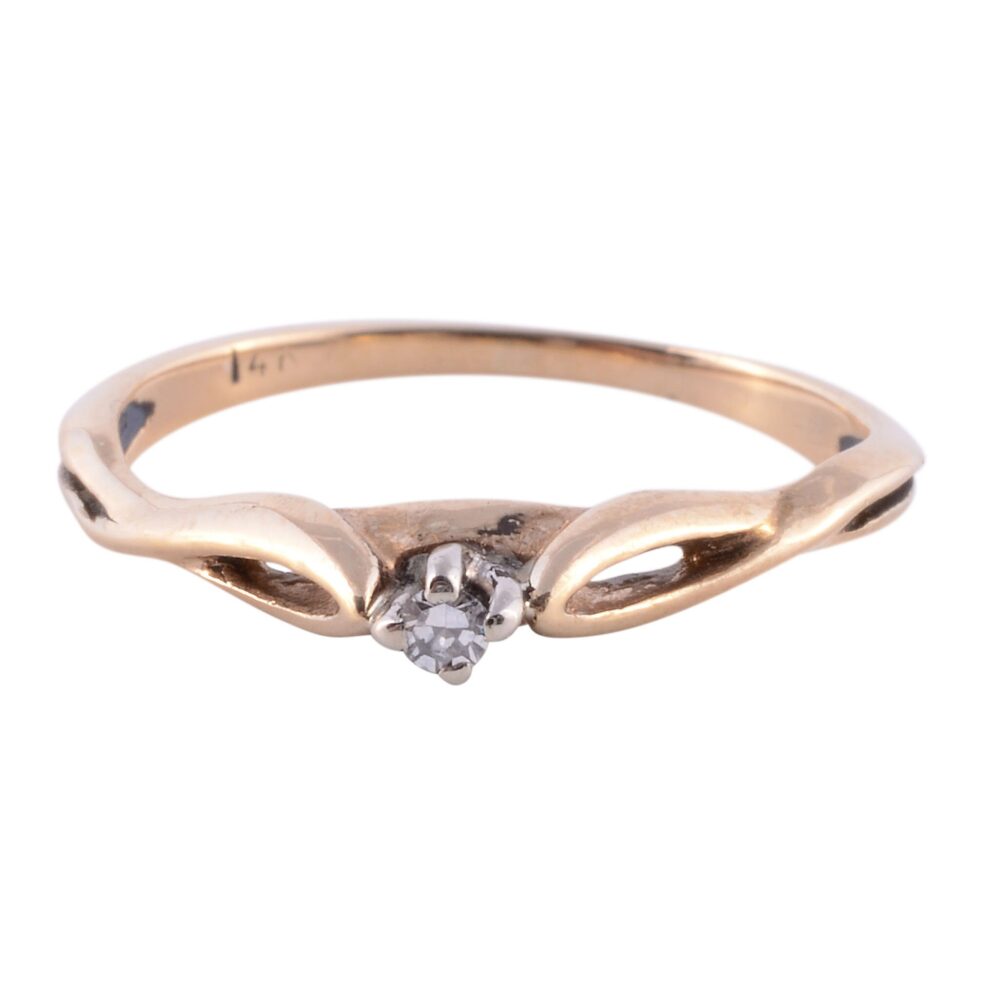 Vs2 Diamond Promise Ring - Size 4