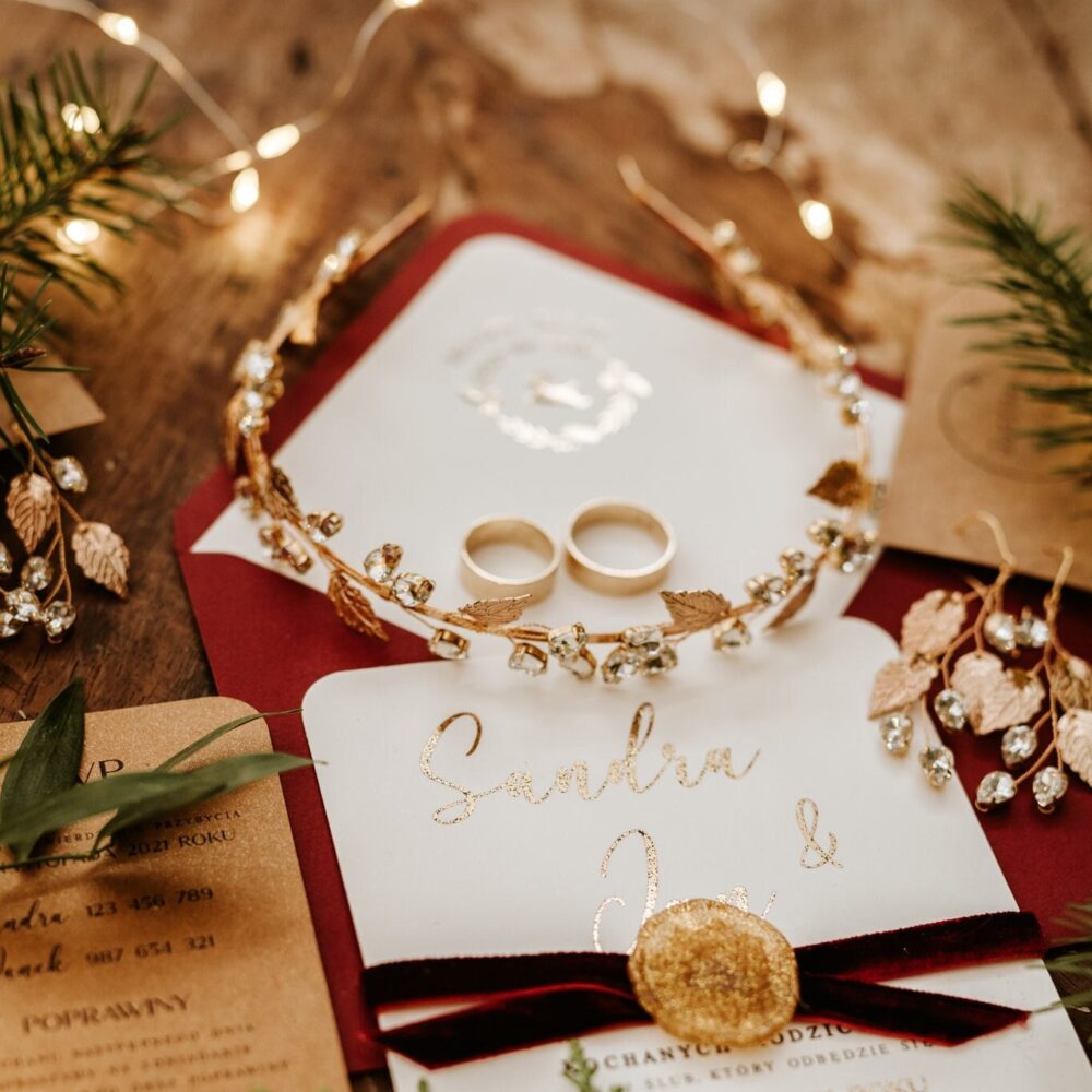 Wedding Boho Glam Headband Bridal Headpiece Stunning Wedding Bohemian Tiara Romantic Floral Glamor Vine Gold Leaves