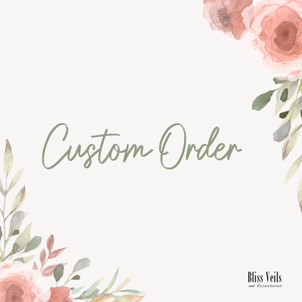 Add Scattered Pearls To Your Wedding Veil - Custom Option