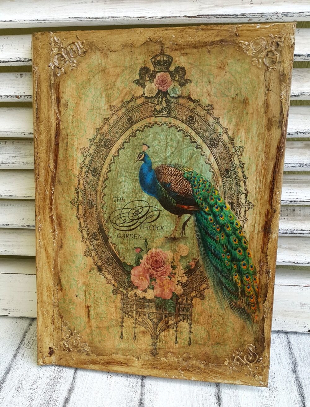 Peacock Wedding Guest Book, Custom Unique Book, Rustic Wedding, Personalized Book