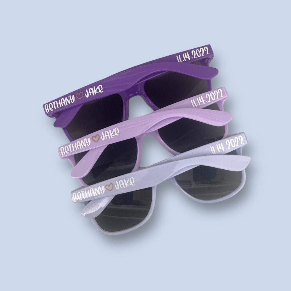 Bachelorette Sunglasses, Wedding Favors, Bridal Party Gift, Personalized Bridesmaid Groomsman Gift